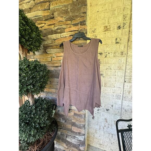 Grizas Tank-Mauve-Size Small - Picture 1 of 7
